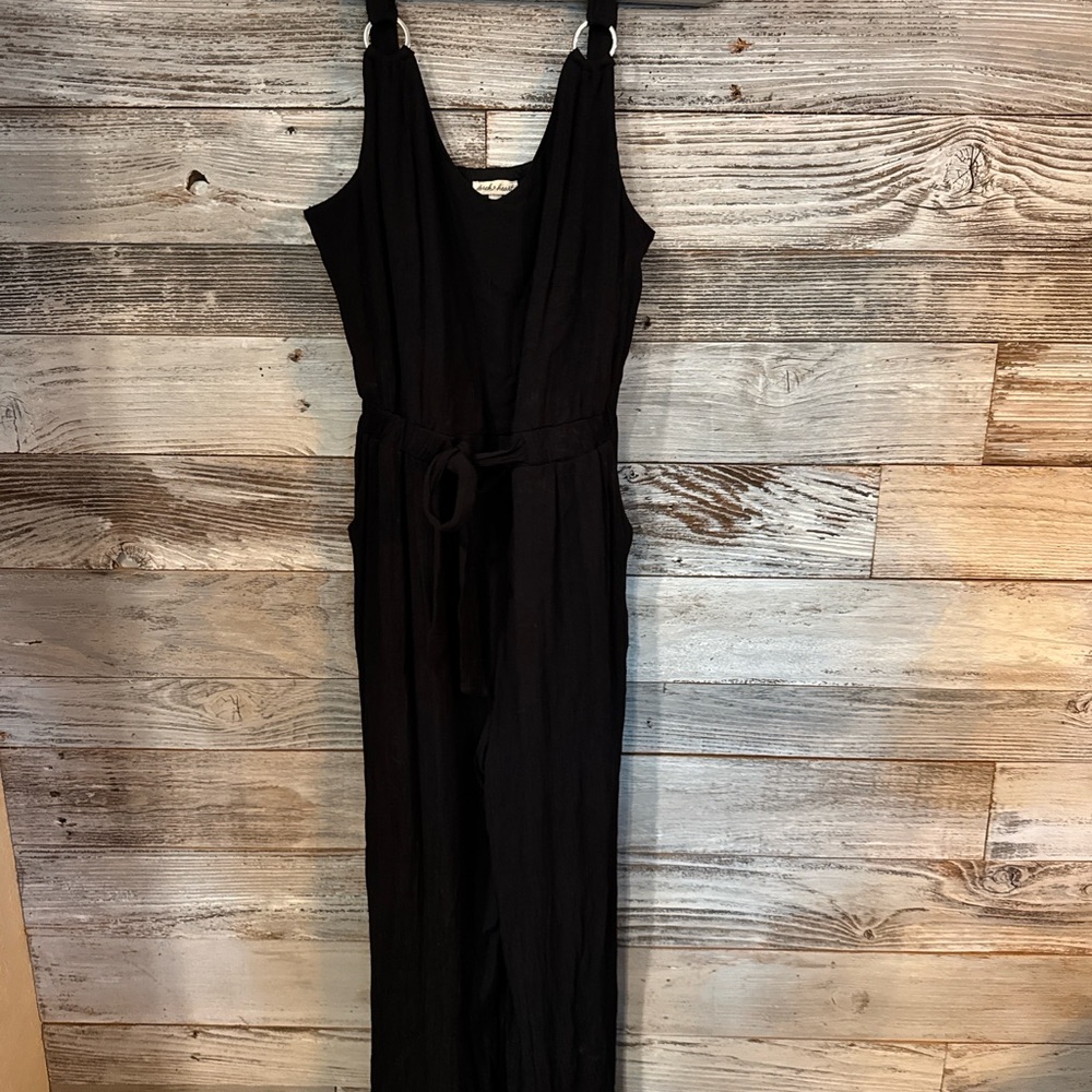 NWT Derek Heart Elegant Black Jumpsuit